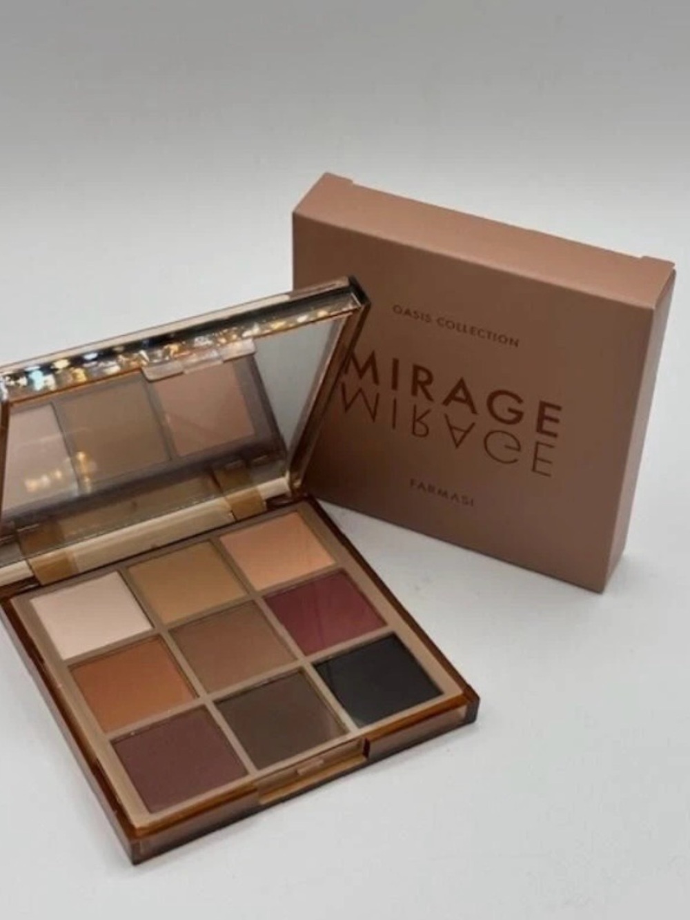 Farmasi Mirage Oasis Eyeshadow Palette - Neutral Browns & Mauve